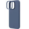 UNIQ Lino Hue Hülle für Apple iPhone 15 Pro Max, MagClick Charging, navy blue