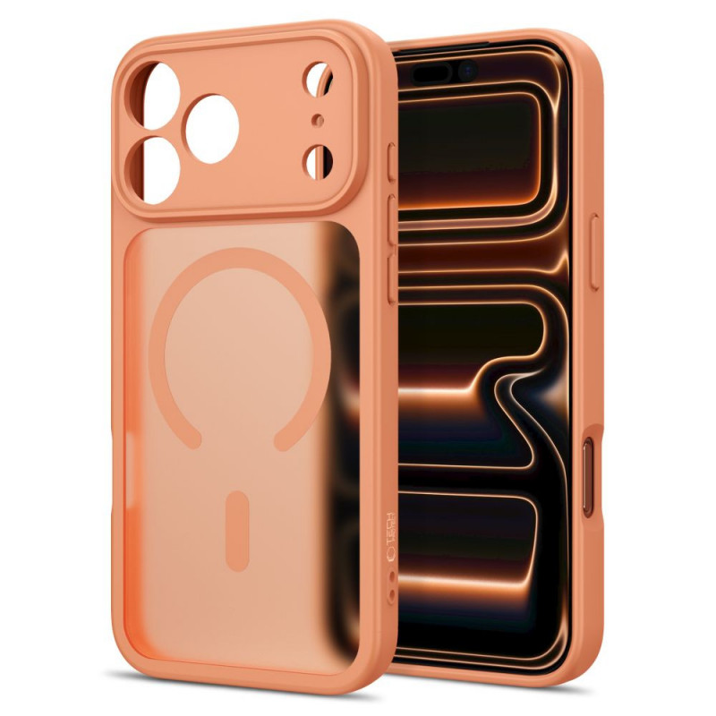 Tech-Protect BasicMag MagSafe Hülle für Apple iPhone 17 Pro / 18 Pro, mattes Cosmic Orange