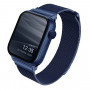 UNIQ Dante Edelstahlarmband für Apple Watch 4/5/6/7/SE 40/41 mm, Marine Blue
