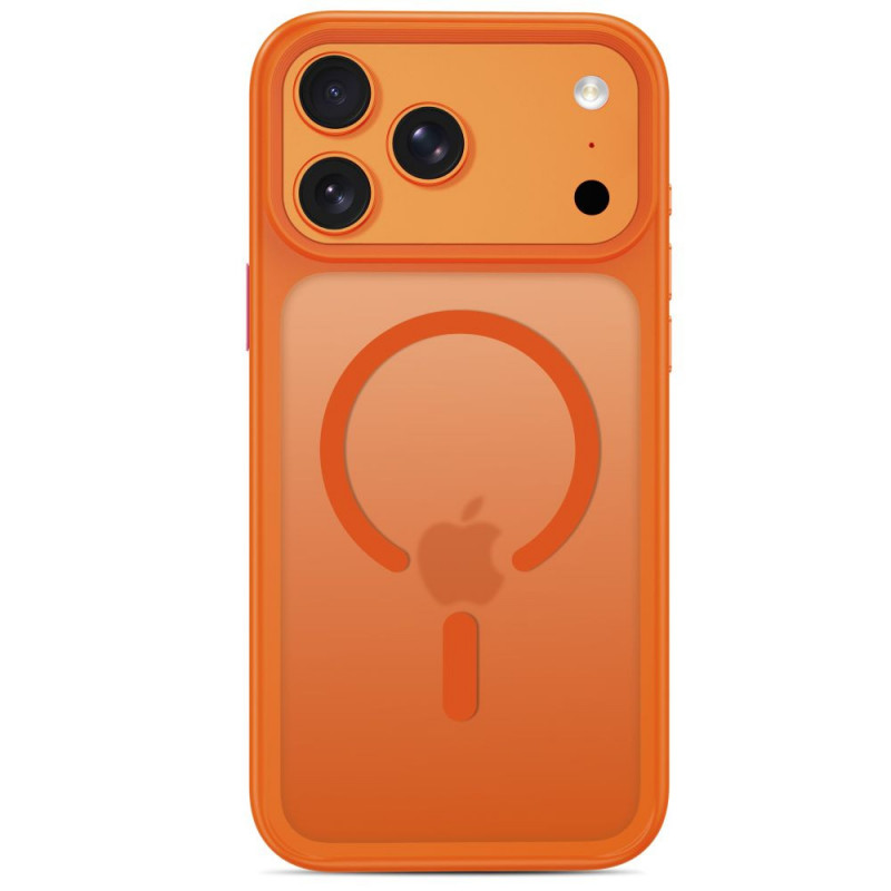 Tech-Protect Magmat MagSafe CC Hülle für Apple iPhone 17 Pro / 18 Pro, mattes Cosmic Orange