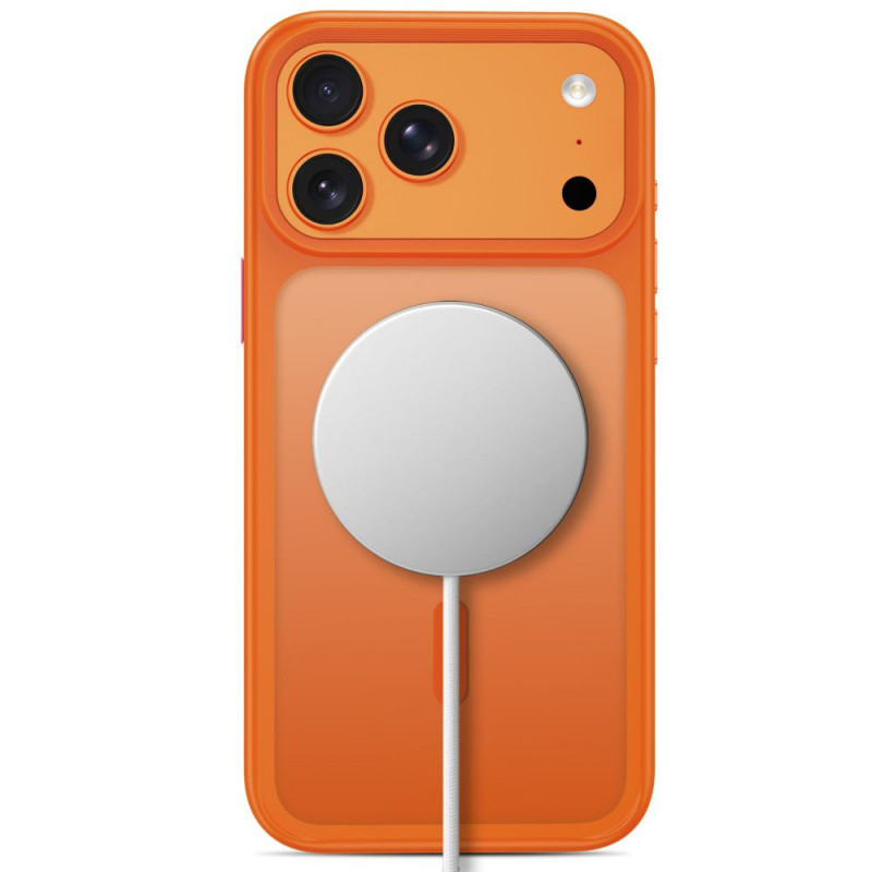 Tech-Protect Magmat MagSafe CC Hülle für Apple iPhone 17 Pro / 18 Pro, mattes Cosmic Orange