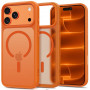 Tech-Protect Magmat MagSafe CC Hülle für Apple iPhone 17 Pro Max / 18 Pro Max, Mattschwarz Cosmic Orange