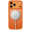 Tech-Protect Magmat MagSafe CC Hülle für Apple iPhone 17 Pro Max / 18 Pro Max, Mattschwarz Cosmic Orange