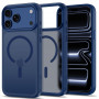Tech-Protect Magmat MagSafe CC Hülle für Apple iPhone 17 Pro / 18 Pro, Mattschwarz-Blau