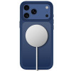 Tech-Protect Magmat MagSafe CC Hülle für Apple iPhone 17 Pro Max / 18 Pro Max, Mattschwarz Blau