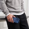 Tech-Protect Magmat MagSafe CC Hülle für Apple iPhone 17 Pro Max / 18 Pro Max, Mattschwarz Blau