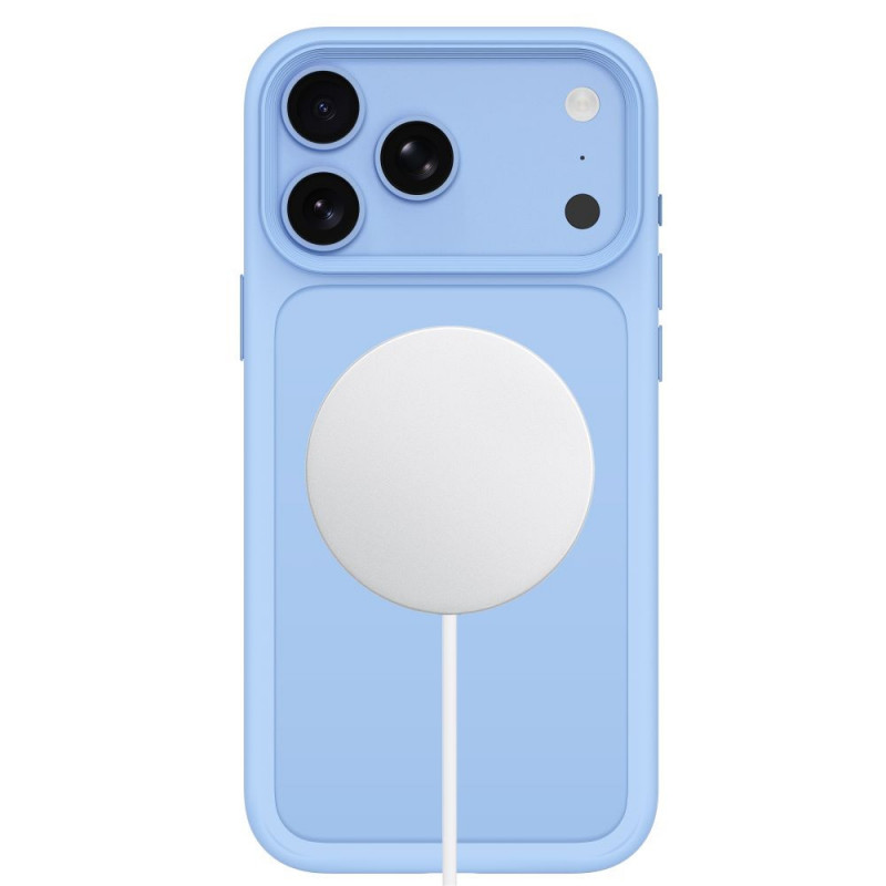 Tech-Protect Magmat MagSafe CC Hülle für Apple iPhone 17 Pro / 18 Pro, Matt Hellblau