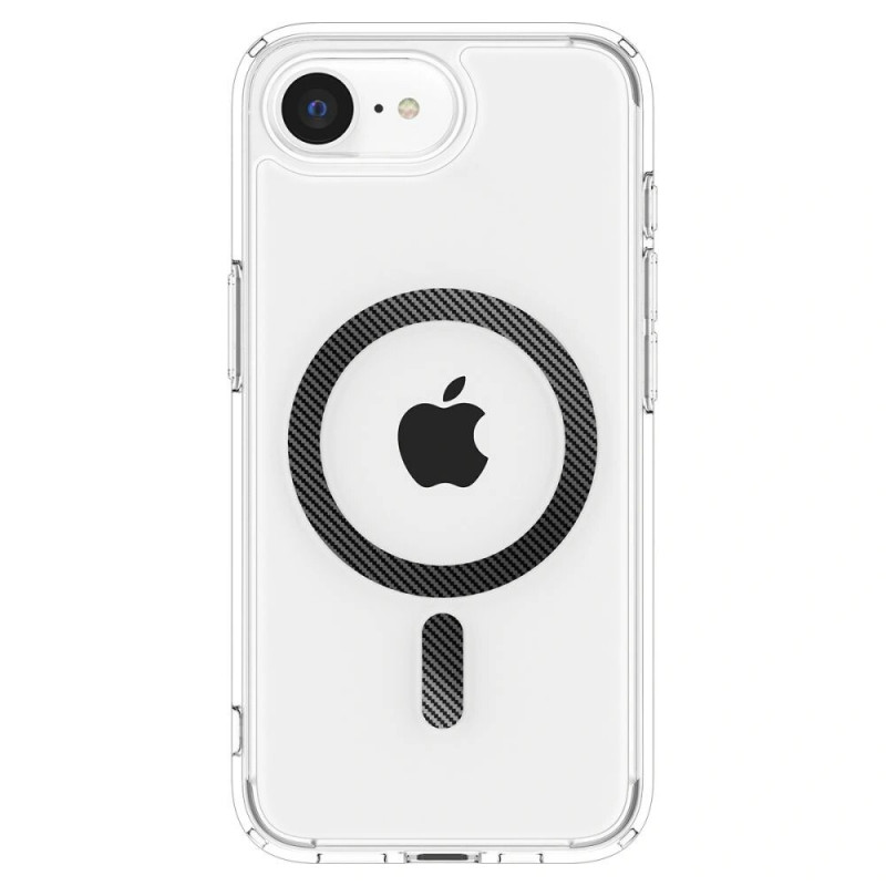 Spigen Ultra Hybrid Mag MagSafe Hülle für Apple iPhone 17e / 16e, Carbon Fiber