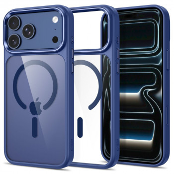 Tech-Protect Magmat MagSafe CC Hülle für Apple iPhone 17 Pro / 18 Pro, Deep Blue / clear