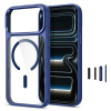 Tech-Protect Magmat MagSafe CC Hülle für Apple iPhone 17 Pro / 18 Pro, Deep Blue / clear