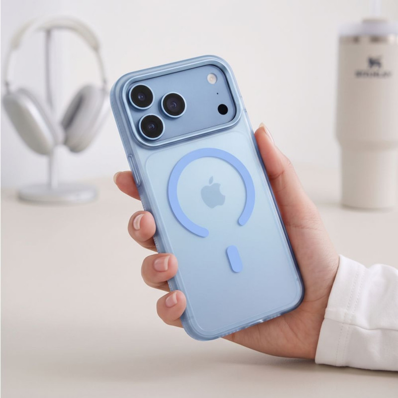 Tech-Protect MagZero MagSafe Hülle für Apple iPhone 17 Pro Max / 18 Pro Max, Mattes Hellblau