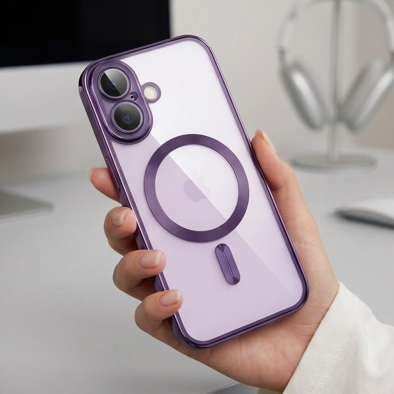Tech-Protect MagFlex MagSafe Hülle für Apple iPhone 17, Shiny Lavender