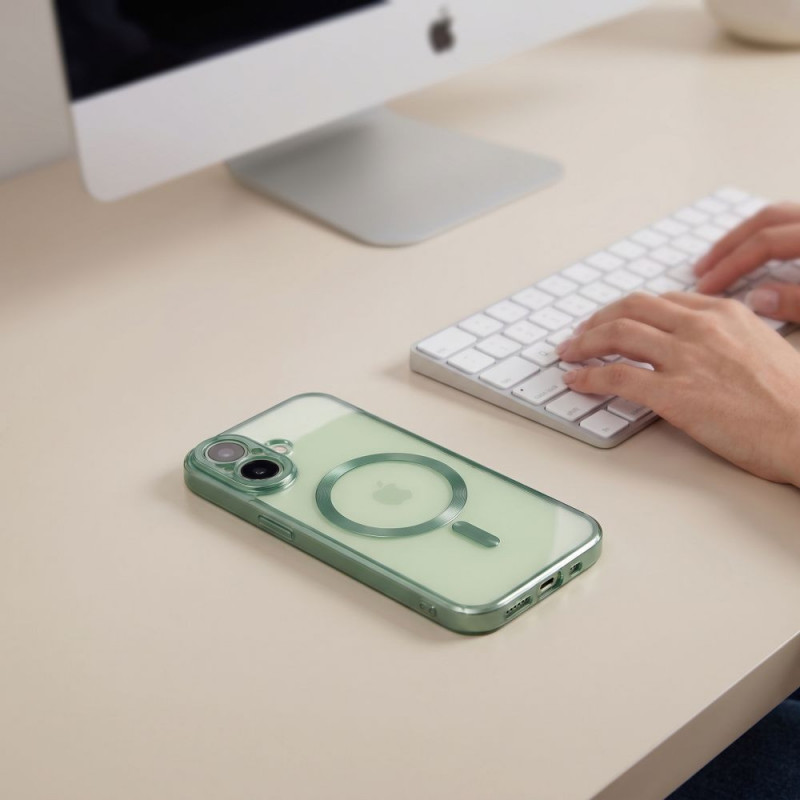 Tech-Protect MagFlex MagSafe Hülle für Apple iPhone 17, Matte Sage