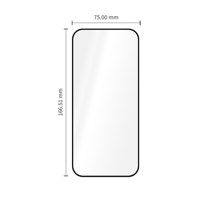 Tech-Protect Glass Fit+ Panzerglas für Xiaomi Redmi 17 4G / 5G, Schwarz (2 Stück) (THP5701)