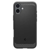 Spigen Rugged Armor Mag MagSafe Hülle für Apple iPhone 16, Mattschwarz
