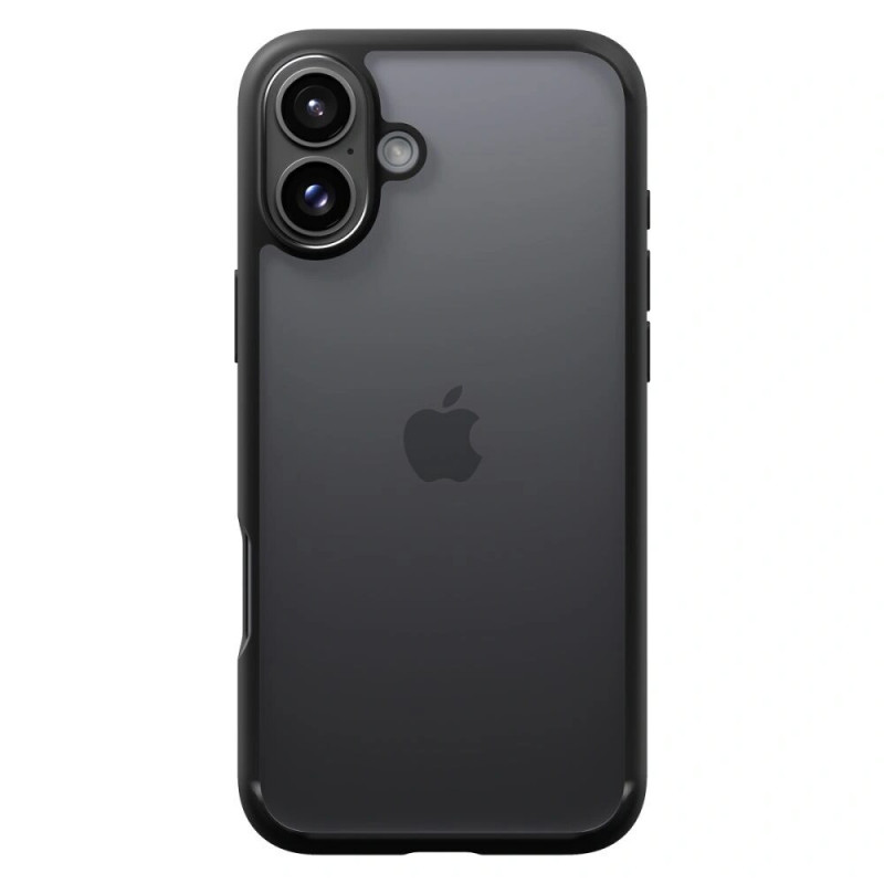 Spigen Ultra Hybrid Hülle für Apple iPhone 16, Mattschwarz