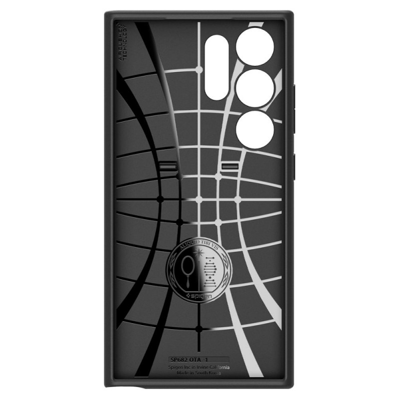 Spigen Optik Armor Hülle für Samsung Galaxy S24 Ultra, Schwarz