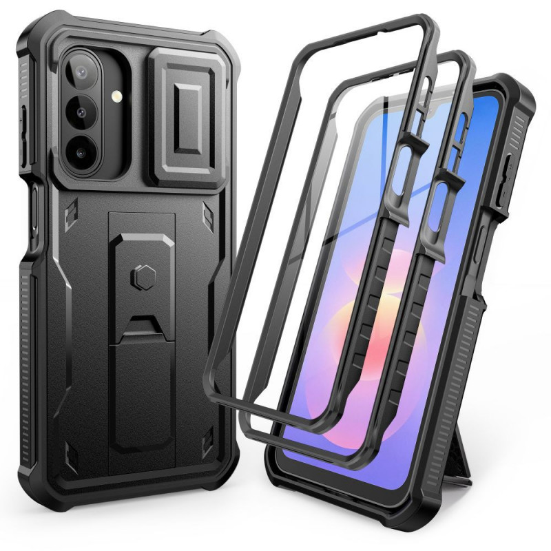 Tech-Protect Kevlar Cam+ 2-Set robuste Hülle für Samsung Galaxy A17 / A18 4G / 5G, Schwarz