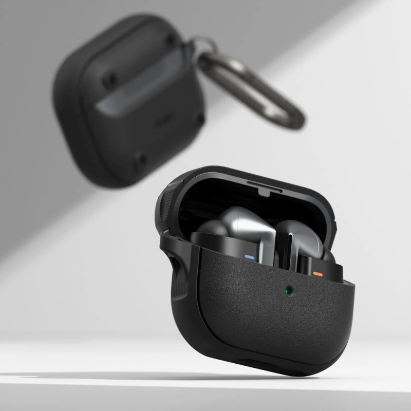 Ringke Onyx Magnetic MagSafe Hülle für Samsung Galaxy Buds 3 / 3 Pro, Schwarz