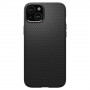 Spigen Liquid Air Hülle für Apple iPhone 15 Plus / 14 Plus, Mattschwarz