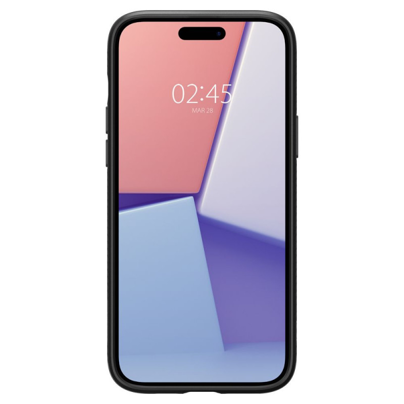 Spigen Liquid Air Hülle für Apple iPhone 15 Plus / 14 Plus, Mattschwarz