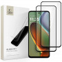 Tech-Protect Glass Fit+ Panzerglas für Motorola Moto G15 / G15 Power / G05 / E15, Schwarz (2 Stk.)