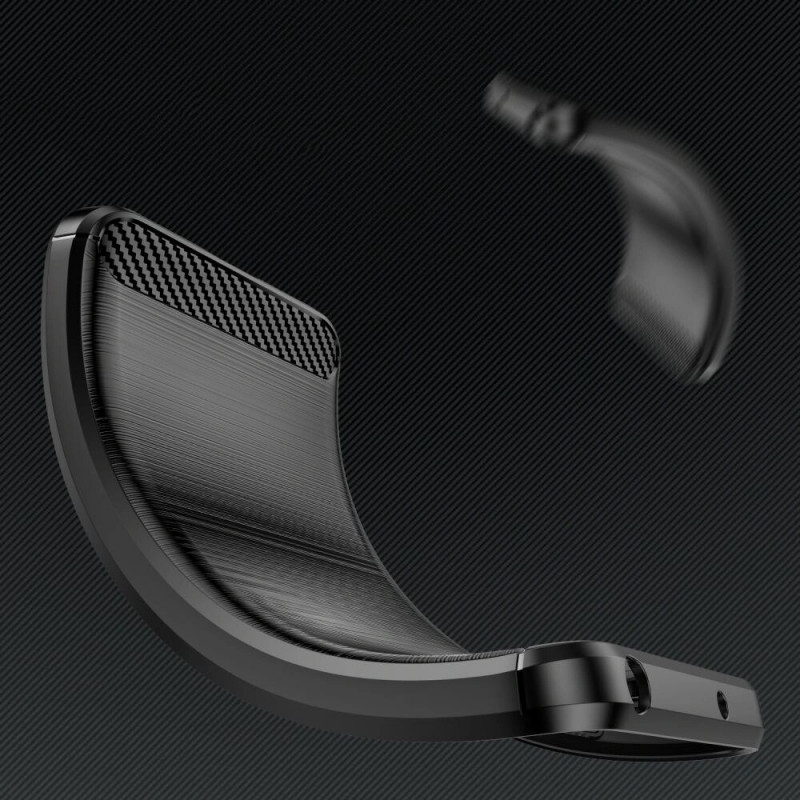 Tech-Protect TPUCarbon Hülle für Motorola Moto G05 / E15, Schwarz