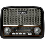 SVEN SRP-555 Radiorecorder, Schwarz-Silber, 3 W, FM/AM/SW, USB, SD/microSD, Akku