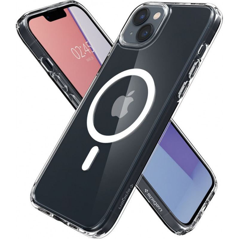 Spigen Ultra Hybrid Mag (ACS05048) MagSafe-Hülle für Apple iPhone 14, Weiß