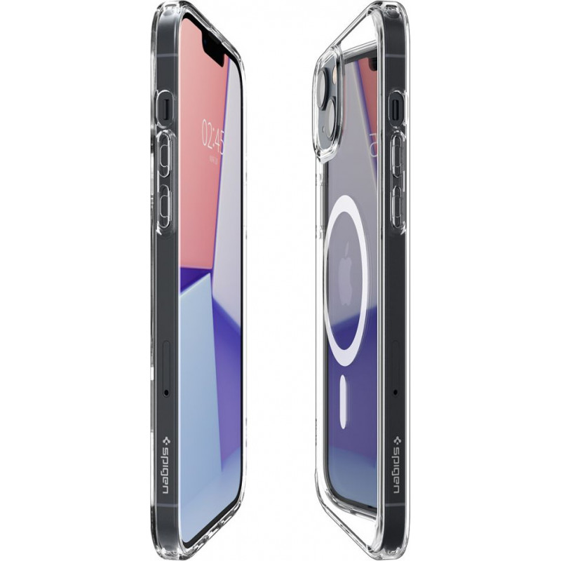Spigen Ultra Hybrid Mag (ACS05048) MagSafe-Hülle für Apple iPhone 14, Weiß