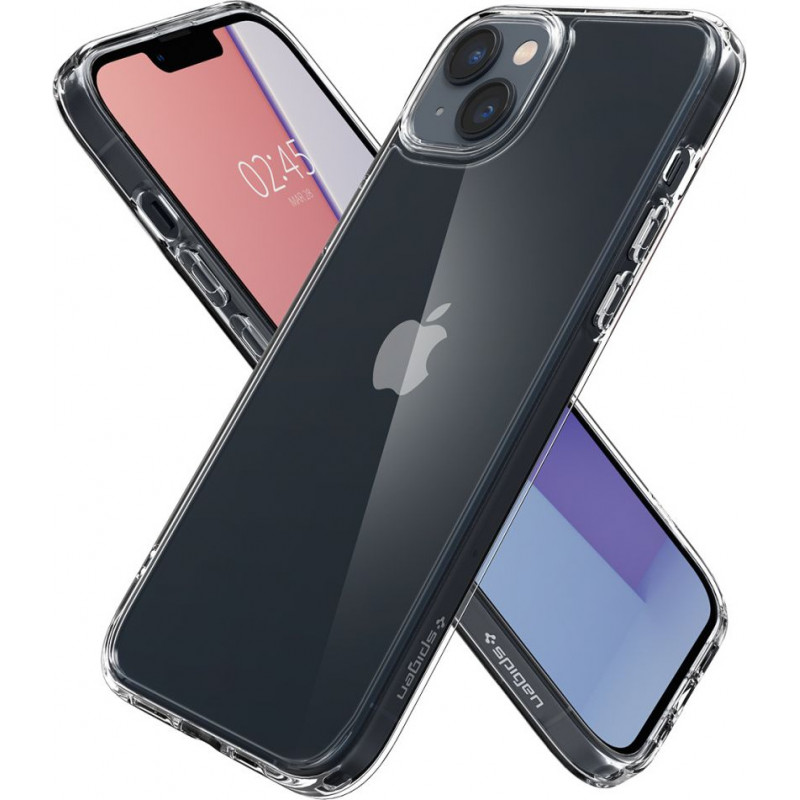 Spigen Ultra Hybrid (ACS05040) Hülle für Apple iPhone 14, Crystal Clear