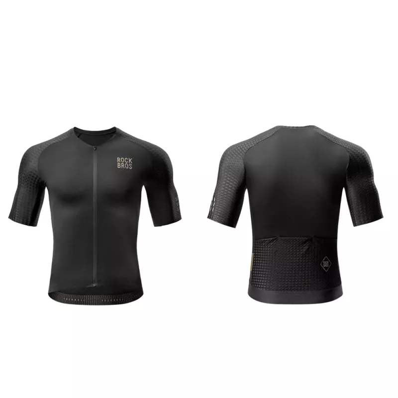 Rockbros YDDX011 Diamond Kurzarm-Radtrikot, Größe XL, schwarz
