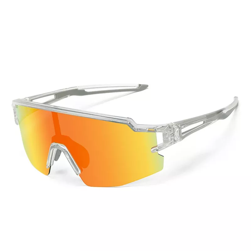 Rockbros Kinder-Sportbrille zum Radfahren, polarisiert, mit UV-Schutz, grau