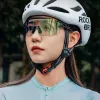 Photochrome Fahrradbrille Rockbros mit UV-Schutz und Korrektureinsatz, schwarz