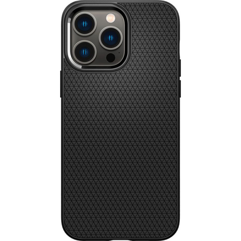 Spigen Liquid Air (ACS04957) Hülle für Apple iPhone 14 Pro, Mattschwarz