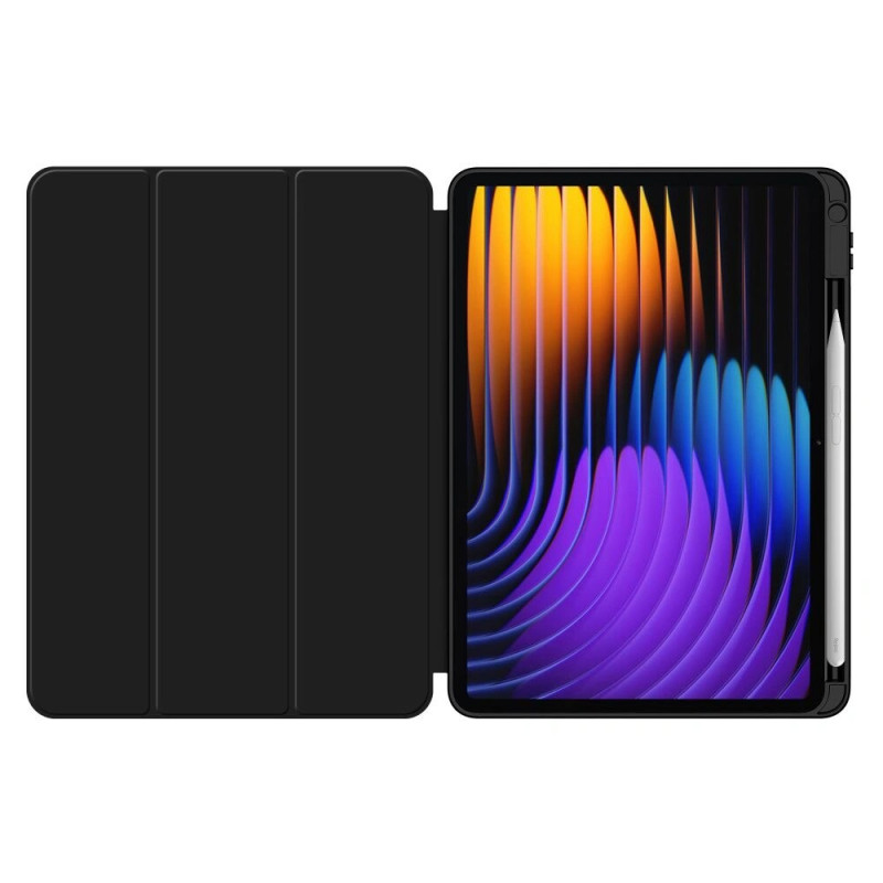 Tech-Protect SmartCase Pen Tablet-Hülle für Xiaomi Pad 8 / 8 Pro / 7 / 7 Pro, Schwarz