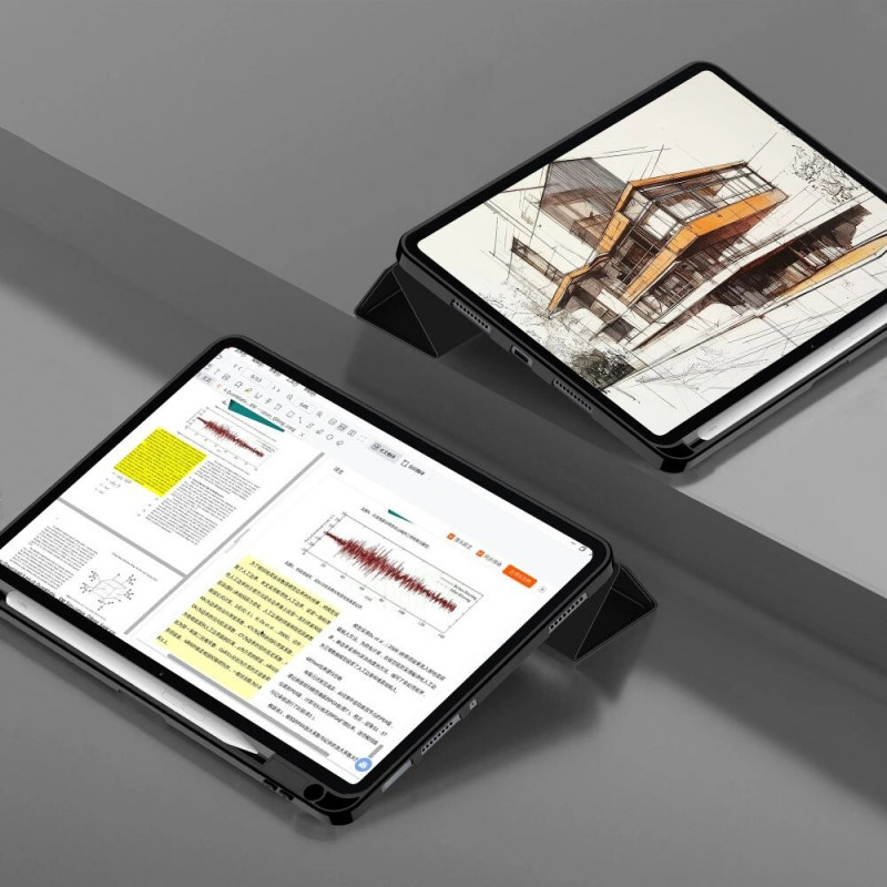 Tech-Protect SmartCase Pen Tablet-Hülle für Xiaomi Pad 8 / 8 Pro / 7 / 7 Pro, Schwarz