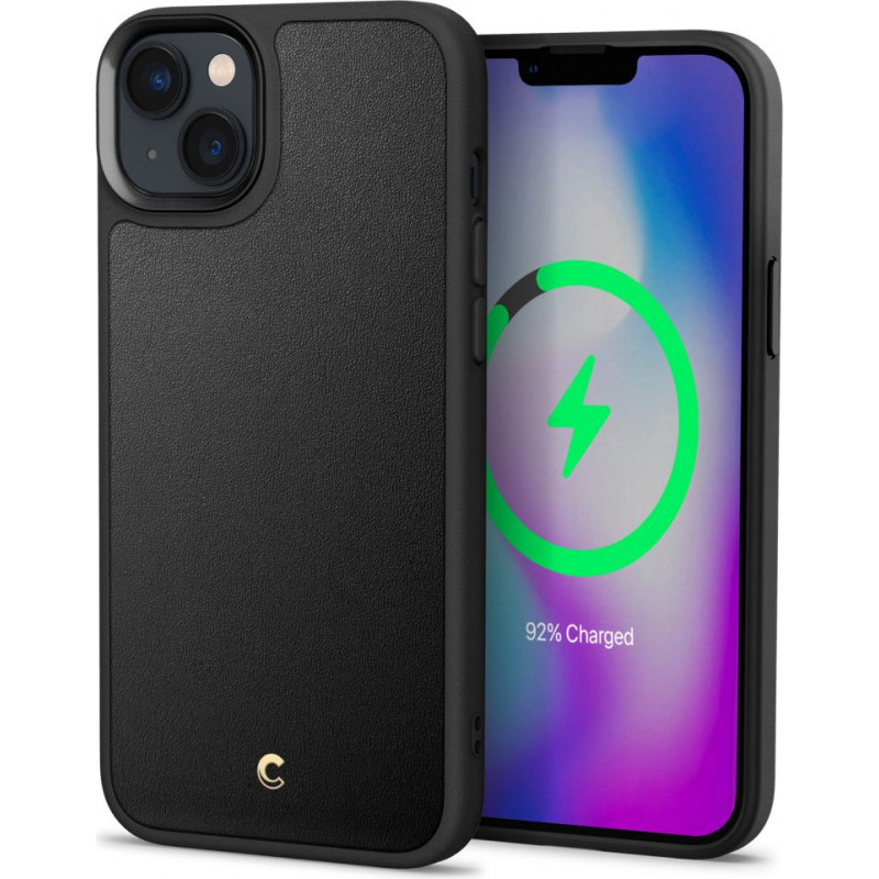 Spigen Cyrill Kajuk Mag (ACS04946) MagSafe-Hülle für Apple iPhone 14 Plus / 15 Plus, Schwarz