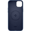 Spigen Silicone Fit Mag (ACS04921) MagSafe-Hülle für Apple iPhone 14 Plus / 15 Plus, Navy Blue