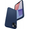 Spigen Silicone Fit Mag (ACS04921) MagSafe-Hülle für Apple iPhone 14 Plus / 15 Plus, Navy Blue