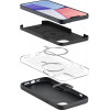 Spigen Silicone Fit Mag (ACS04920) MagSafe-Hülle für Apple iPhone 14 Plus / 15 Plus, Schwarz