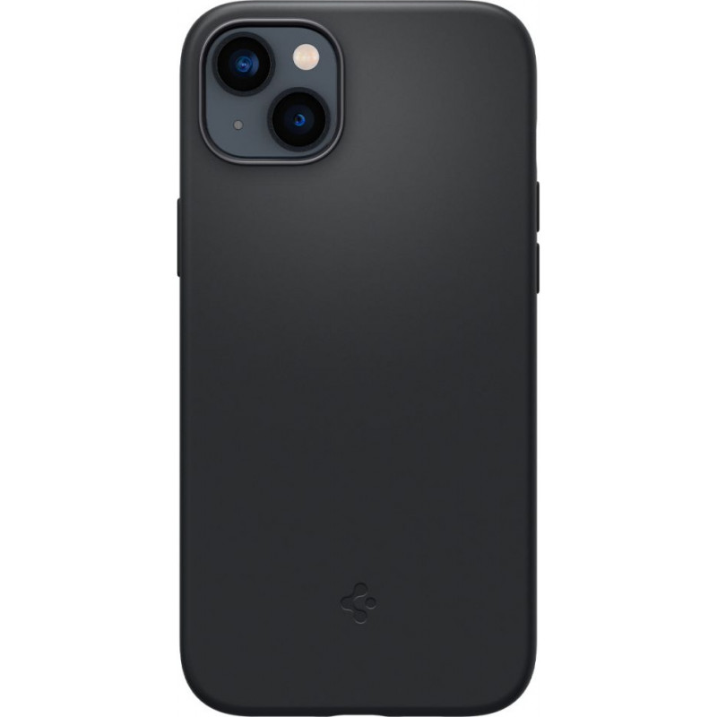 Spigen Silicone Fit Mag (ACS04920) MagSafe-Hülle für Apple iPhone 14 Plus / 15 Plus, Schwarz
