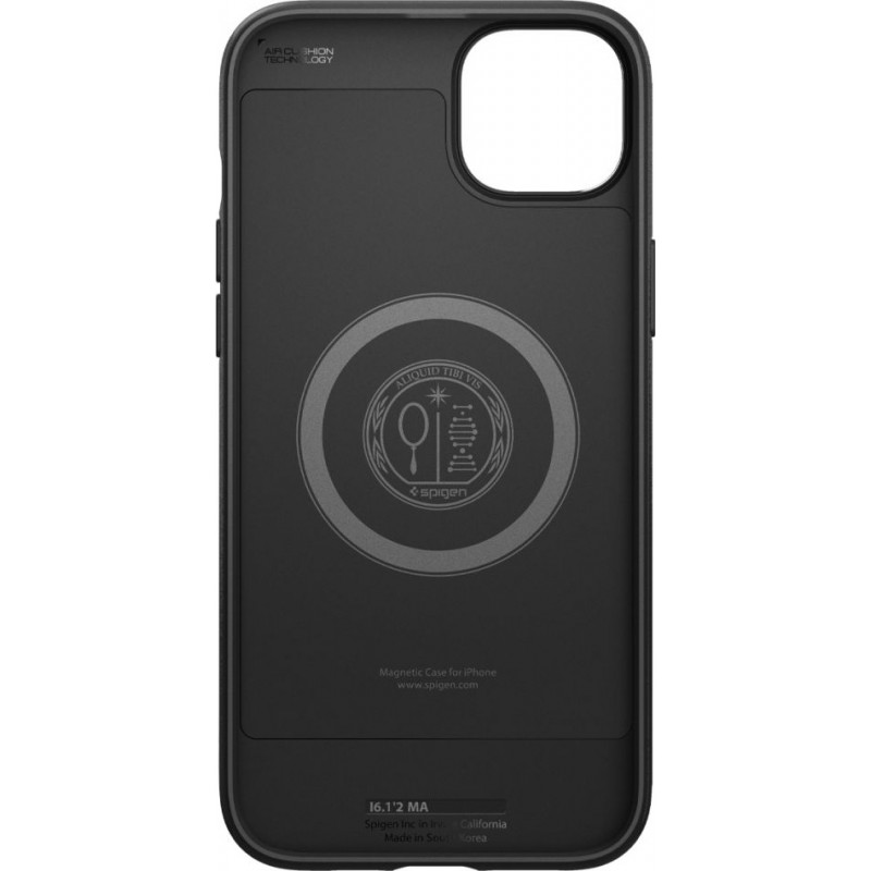 Spigen Mag Armor (ACS04918) Hülle für Apple iPhone 14 Plus / 15 Plus, Mattschwarz