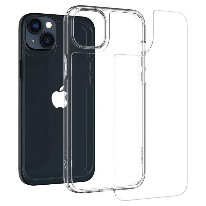 Spigen Quartz Hybrid (ACS04906) Hülle für Apple iPhone 14 Plus / 15 Plus, Crystal Clear