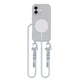 Tech-Protect MagNecklace 26328-0 MagSafe Hülle für Apple iPhone 16, Grau