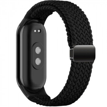 Tech-Protect Nylonmag Armband für Xiaomi Smart Band 8 / 9 / NFC, Schwarz