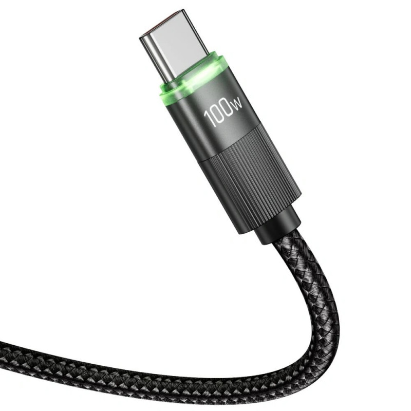 Tech-Protect UB20T Ultraboost USB-C / USB-C Kabel PD100W/5A, 180 cm, Schwarz