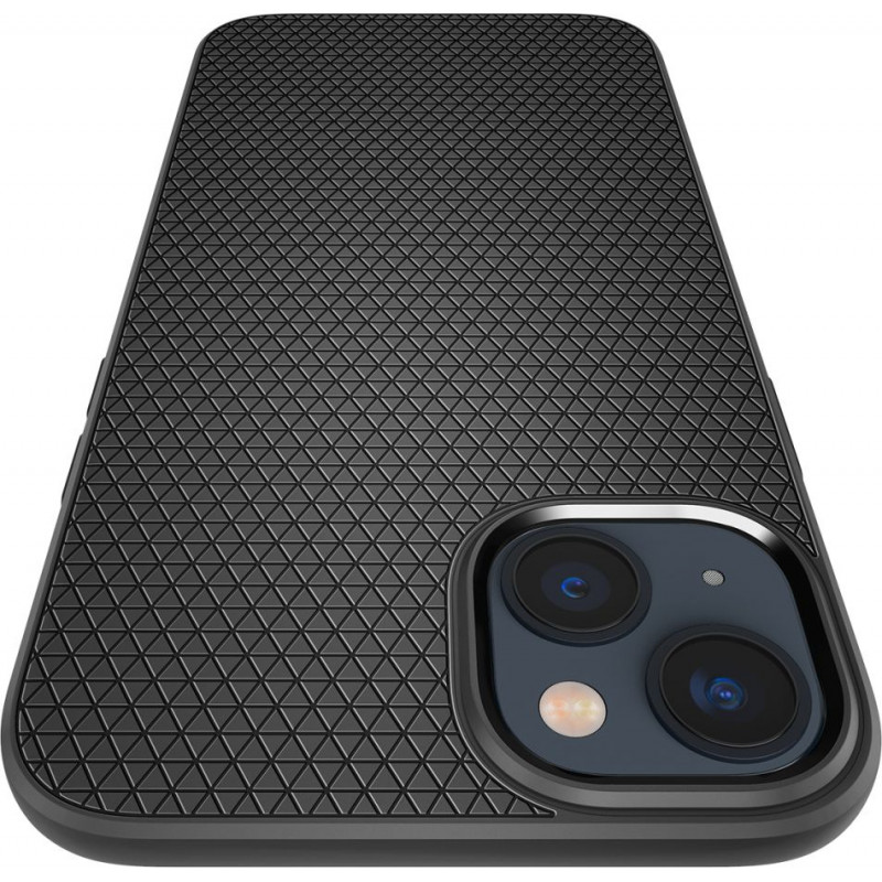 Spigen Liquid Air Apple iPhone 14 Plus / 15 Plus Hülle, Mattschwarz
