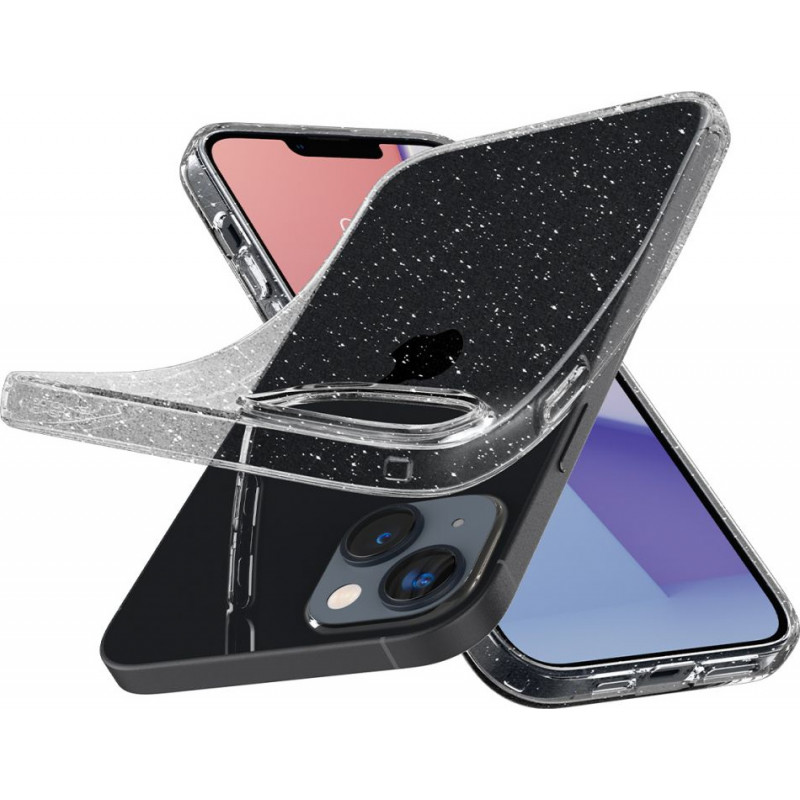 Spigen Liquid Crystal Apple iPhone 14 Plus / 15 Plus Hülle, Glitter Crystal