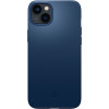 Spigen Thin Fit Apple iPhone 14 Plus / 15 Plus Hülle, Navy Blue